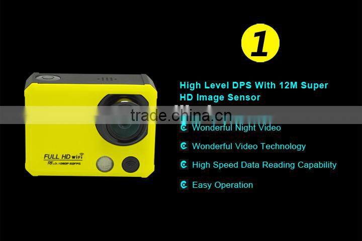 New 4K action sports camera with wifi& remote control underwaterproof with 50 meters