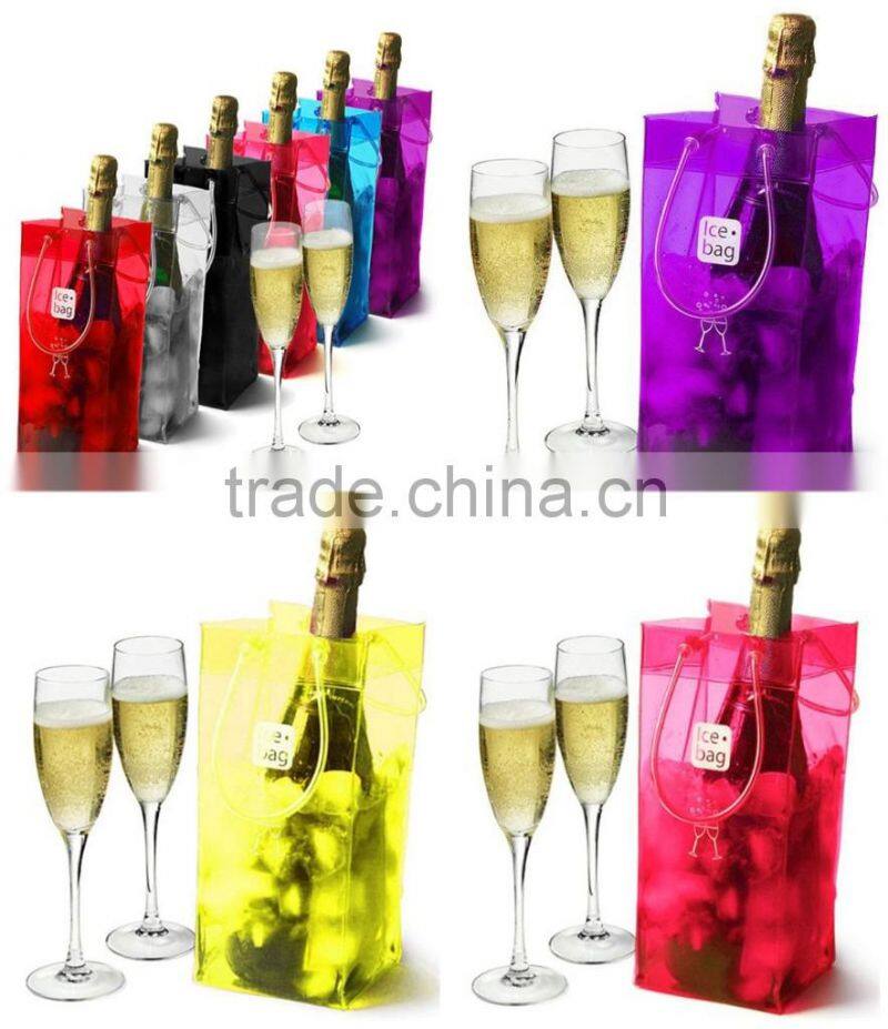 Spring Wine & Spirits Soft Clear PVC Wine Bag