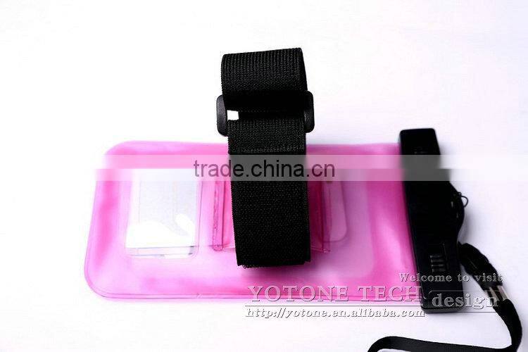 Customized Mobile Waterproof Phone Bag Case / PVC bag waterproof case for Samsung galaxy grand duos