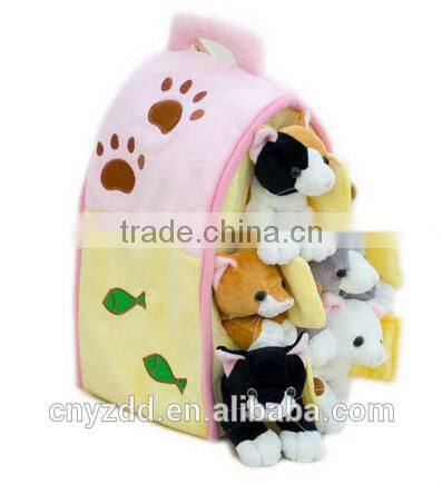 plush animal farm house/plush pet house/dog house plush