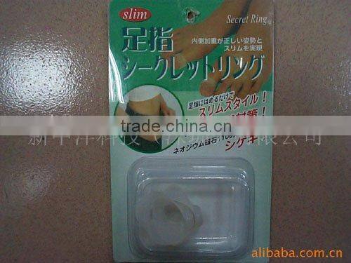 Silicon Magnetic Slimming Health Massage Foot Toe Ring slimming magnetic silicon foot massage toe ring