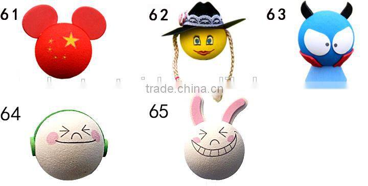 wholesale custom Bee shape Eva foam Antenna ball