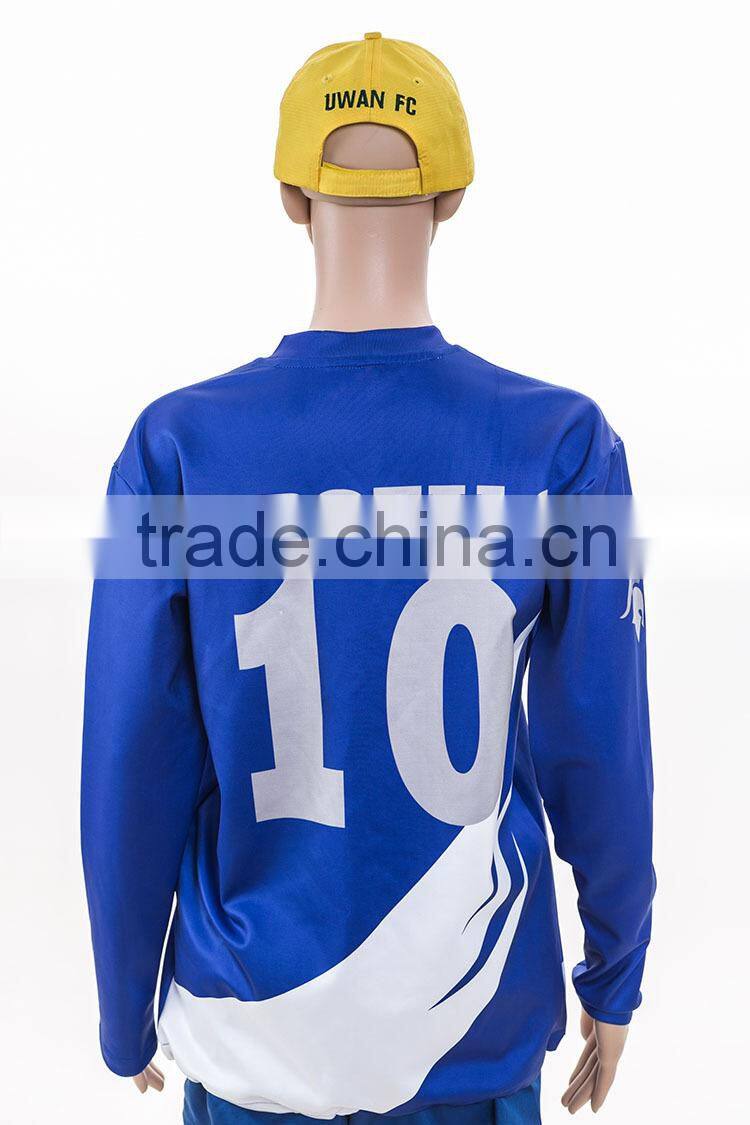 dark color v neck long sleeve basketball jersey uniform design color blue