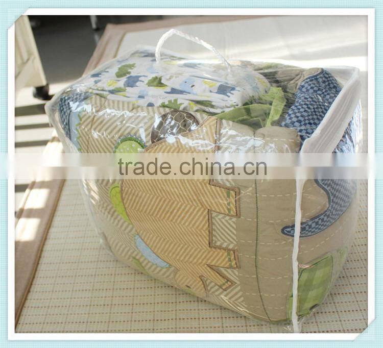 emboidery baby boys dinosaur bedding set crib bedding set from professional manufacturer
