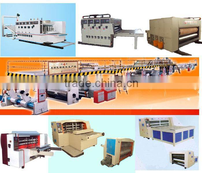 corrugated production line carton machine china supplier
