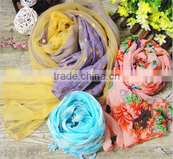 2015 hot sale big size square long neck scarf