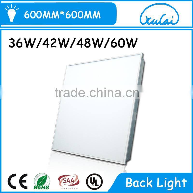 brightness ul dimmable flat square led panel lights 600x600