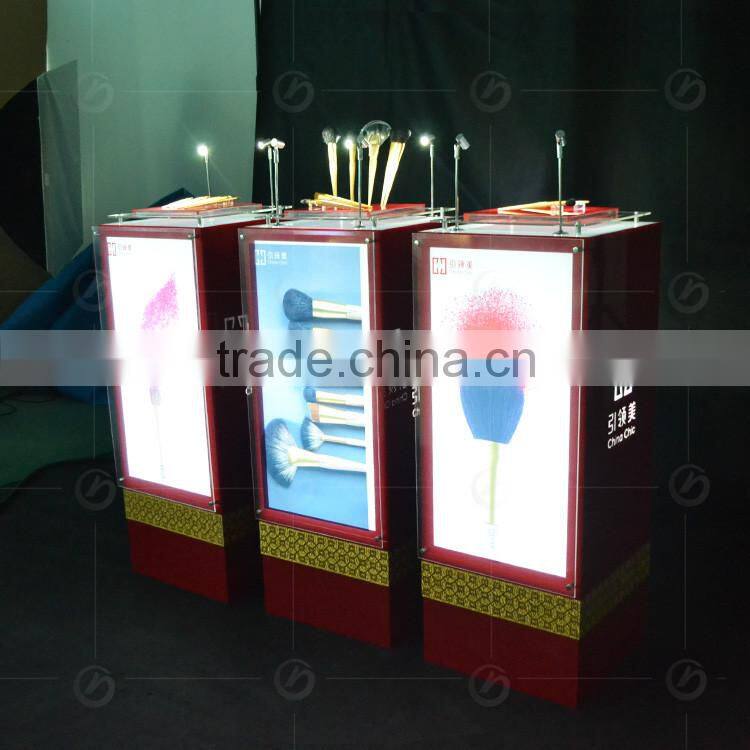 cosmetic display for eye shadow, exhibition show table, display for tights