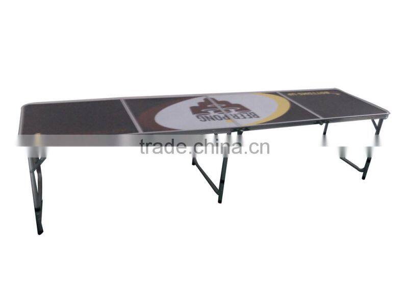 8ft aluminum folding beer pong table