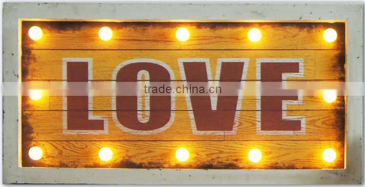 2016 Decoration Wall Art Decor with Romantic Light Modern LED Family Design