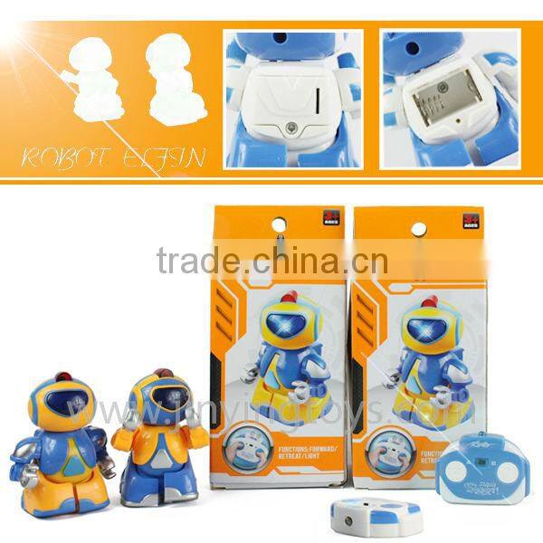 Intelligent robot toys battery operated toy robot with sound and light