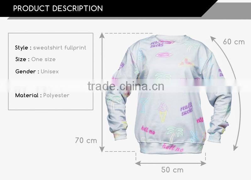 Fashion Design No Hood Sweatshirt For Men With Custom Logo And Label