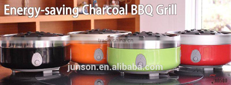 Non stick smokeless bbq charcoal grill