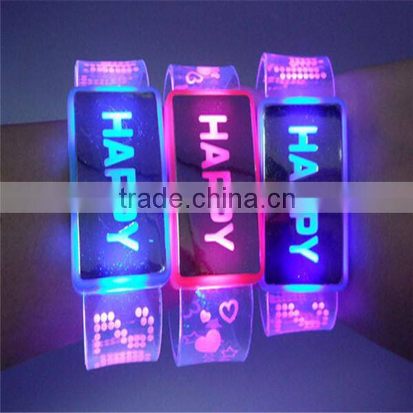 changing led bracelet color led bracelet lighted led wristband
