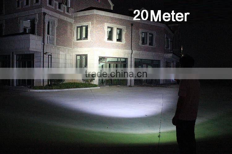 GOREAD Y52 focusable zoom U2 Aluminum golden color LED flashlight