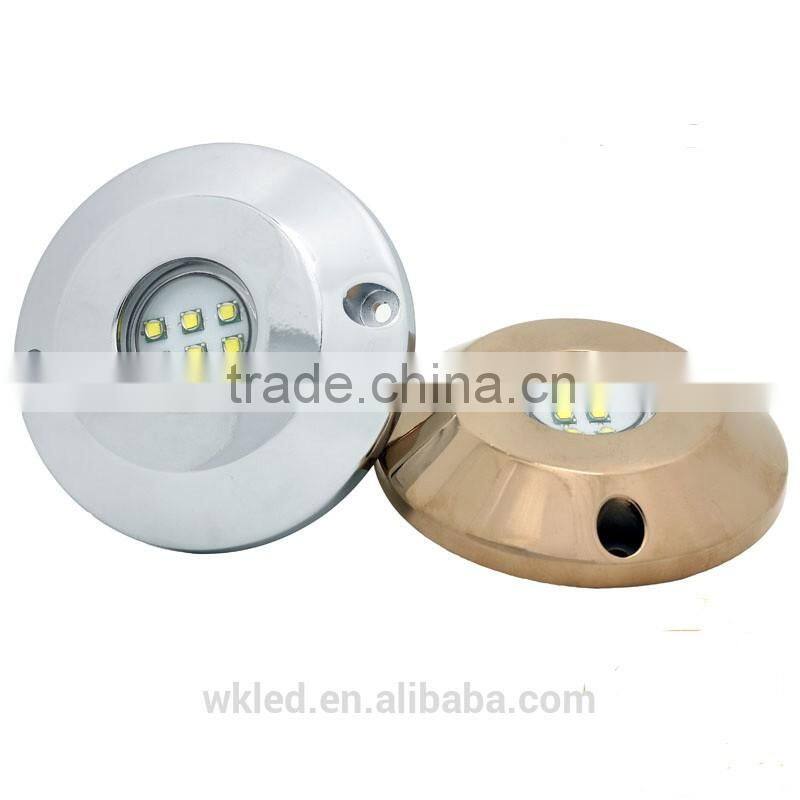 Surface Mount wireless 60w led boat light ip68 led deck light red light