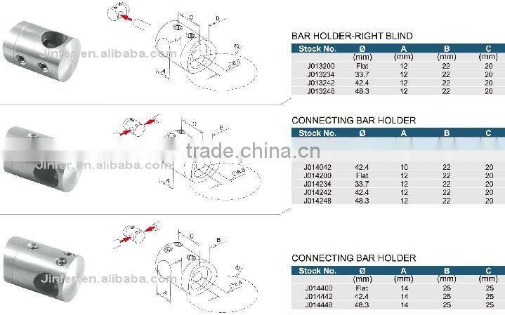 SS/Stainless steel Bar Holder