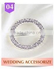 Fancy blush laser cut felt wedding chair cap covers