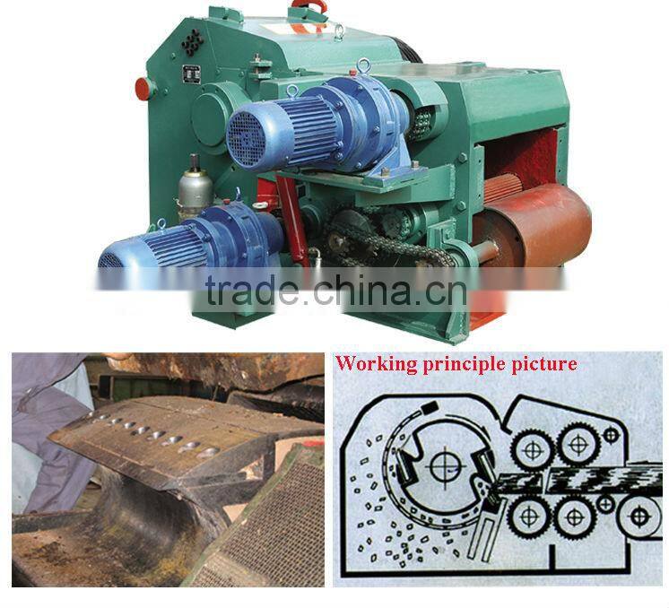 Eucalyptus wood chipping machine