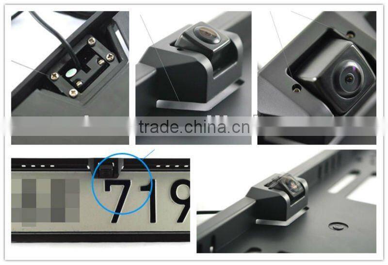 SPD-9001 car accessory with waterproof night vision license plate front parking camera