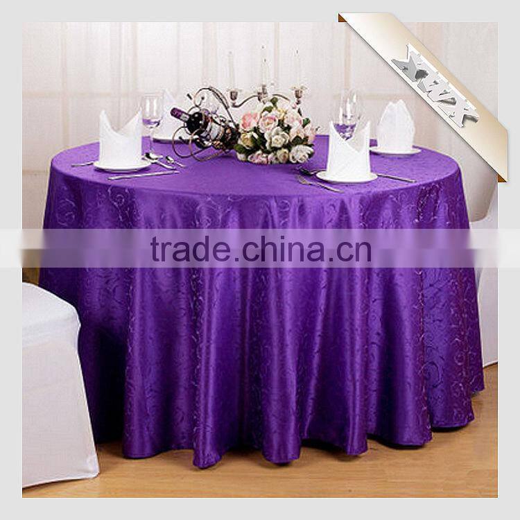 TC-147 New Polyester Jacquard Wedding/Restaurant Table Cloth for Sale