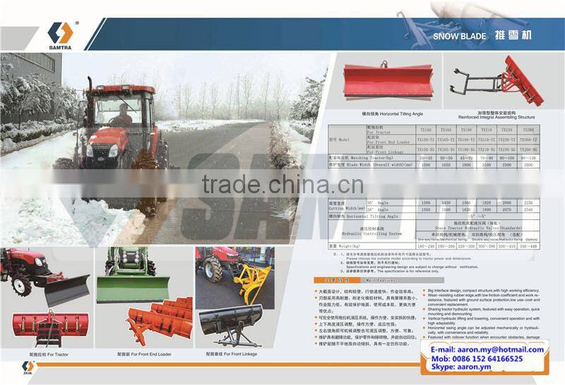 TX Snow Blade for Tractor, Tractor Snow Plow, Snow Plough