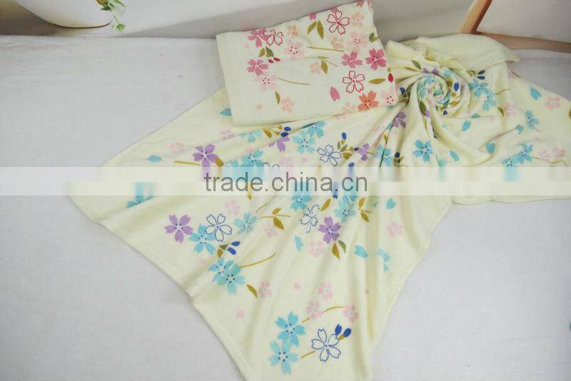 Manufacturer direct marking 100%Cotton and high absorbent custom printed household towels