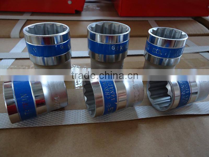 24PCS 1/2''socket set hand tools chrome vanadium &car repare tool set