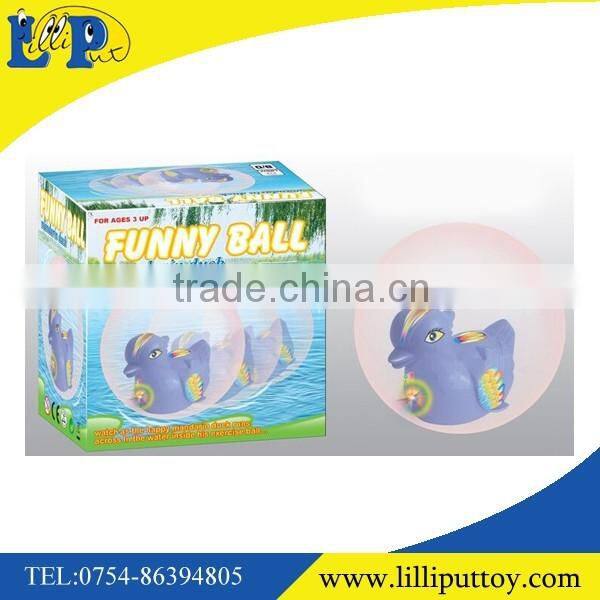 Infrared ray remote control musical rolling ball the flashing light