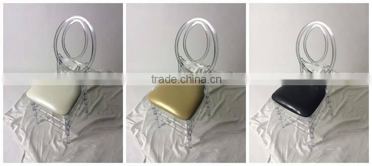 Transparent Crystal Resin Royal Chair Crystal Resin Phoenix Chair