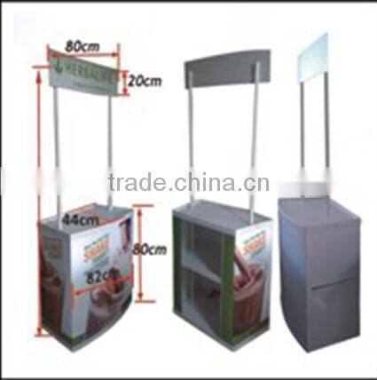 fashion and hot sales advertisement floding promotion table