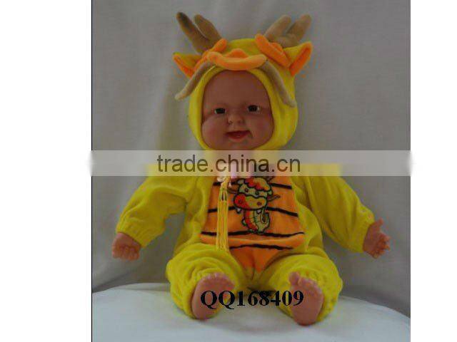 16 inch lovely baby doll with IC-papa,mama,cry laugh