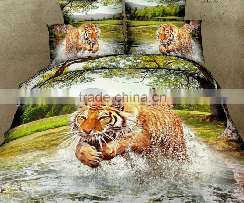 100% cotton latest design 3D duvet cover set