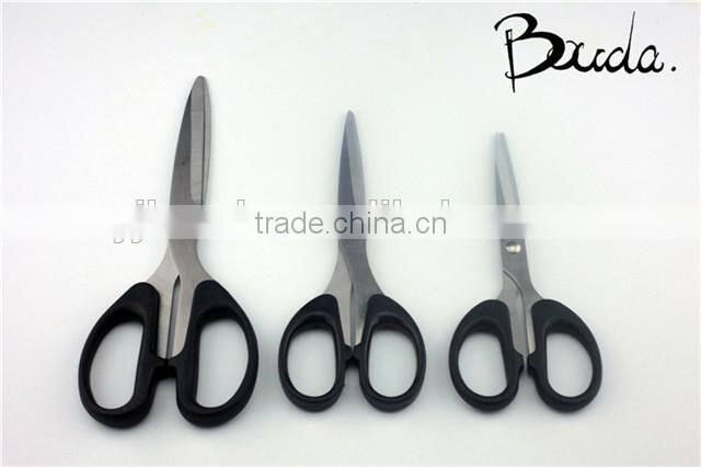 8" Popular cheap price office scissors with plastic handle BD-S1661