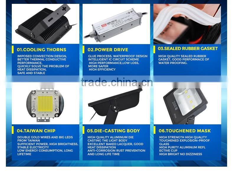 for advertising board 200W led flood light shenzhen supplier energy saving