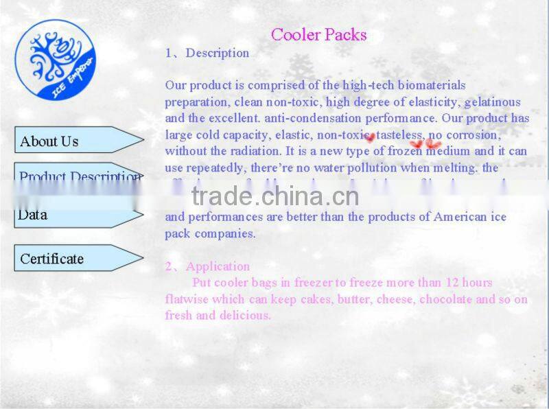 Sell gel bags for beer