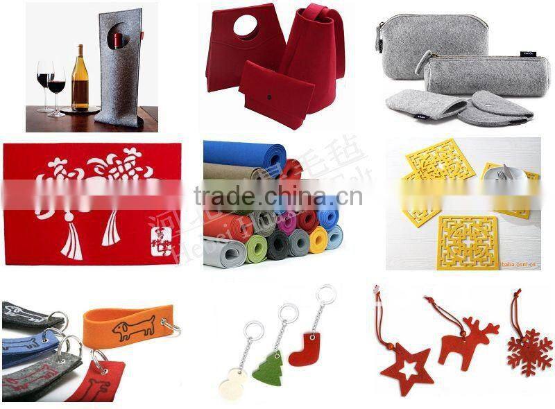 Promotional gift fish shape felt key holder with many colors in animal shape