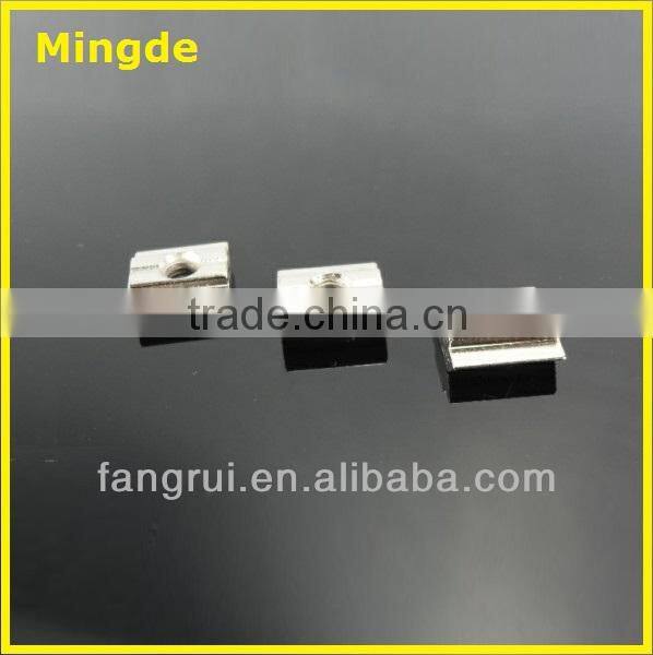 T slot nut, slot 8 T slot nut, zinc plated T slot nut
