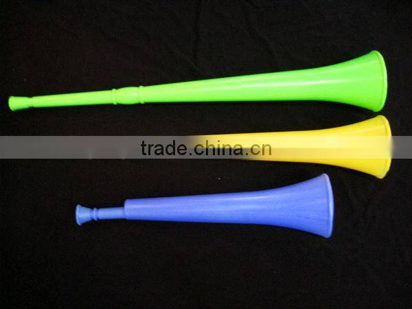 plastic blow party toy horn with national flag