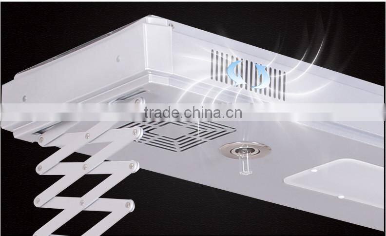 Electric-drive Airer for Home Automation, with LED Lighting, Hot Flue Dryer