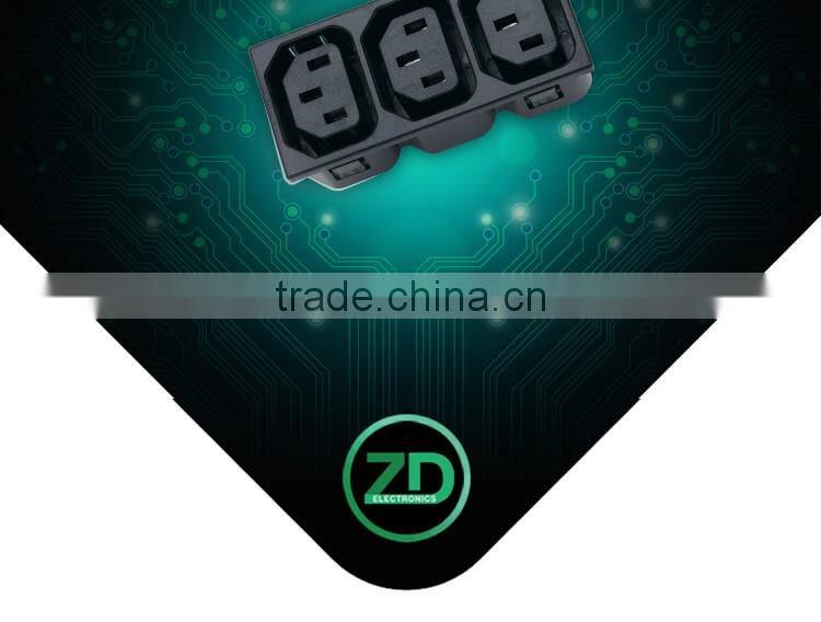 universal multi 3 gangs multiple plug socket