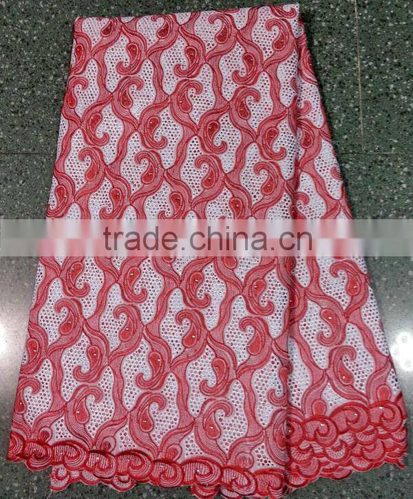 high quality heavy cotton african lace
