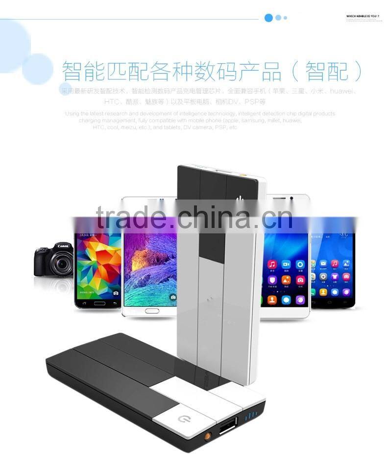 Ultrathin slim polymer battery portable power bank 4200mah from china Manufacturers