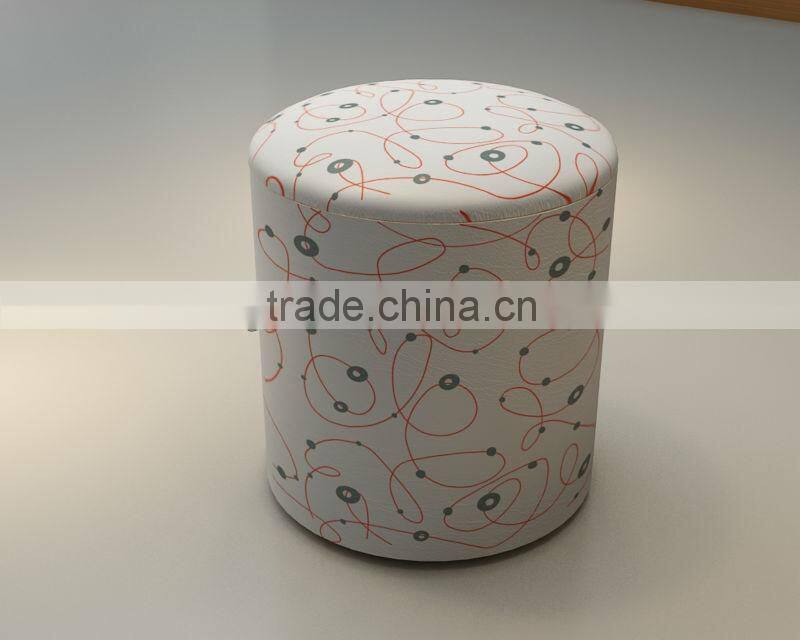 Home Furniture Moroccan Leather Pouf Ottoman