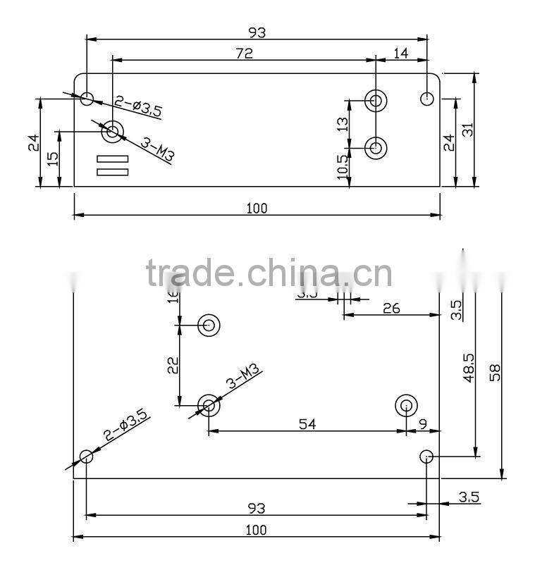9v ac dc power spply switched 220vac to 9v 15w P10-15-A series