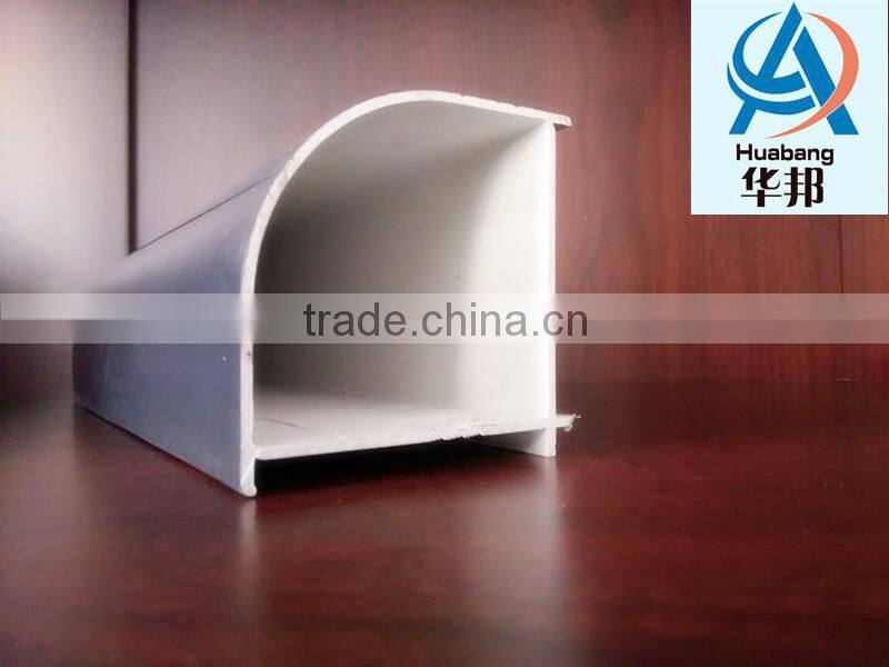 UPVC profile, PVC window profile for door & window, UV coating (blue white) PVC window profile