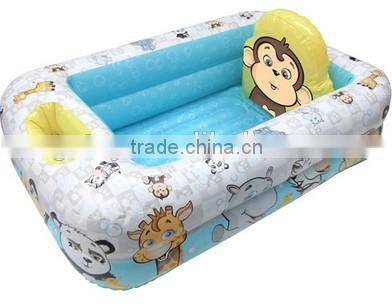 Hot portable plastic inflatable adult bathtub with seat