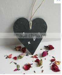 Christmas promotion gifts slate heart wedding heart hang gift