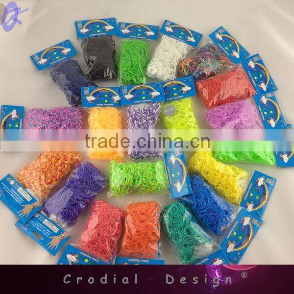 Cheap Wholesale Color Silica Gel Rubber Band Jewelry Accessories For Kids DIY Bracelets