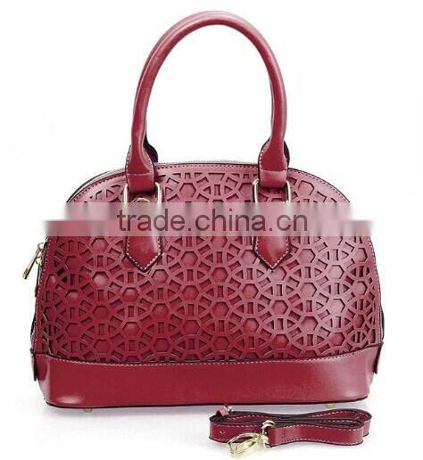 Vintage Womens Faux Leather Cutout Pattern Wholesale Handbag China